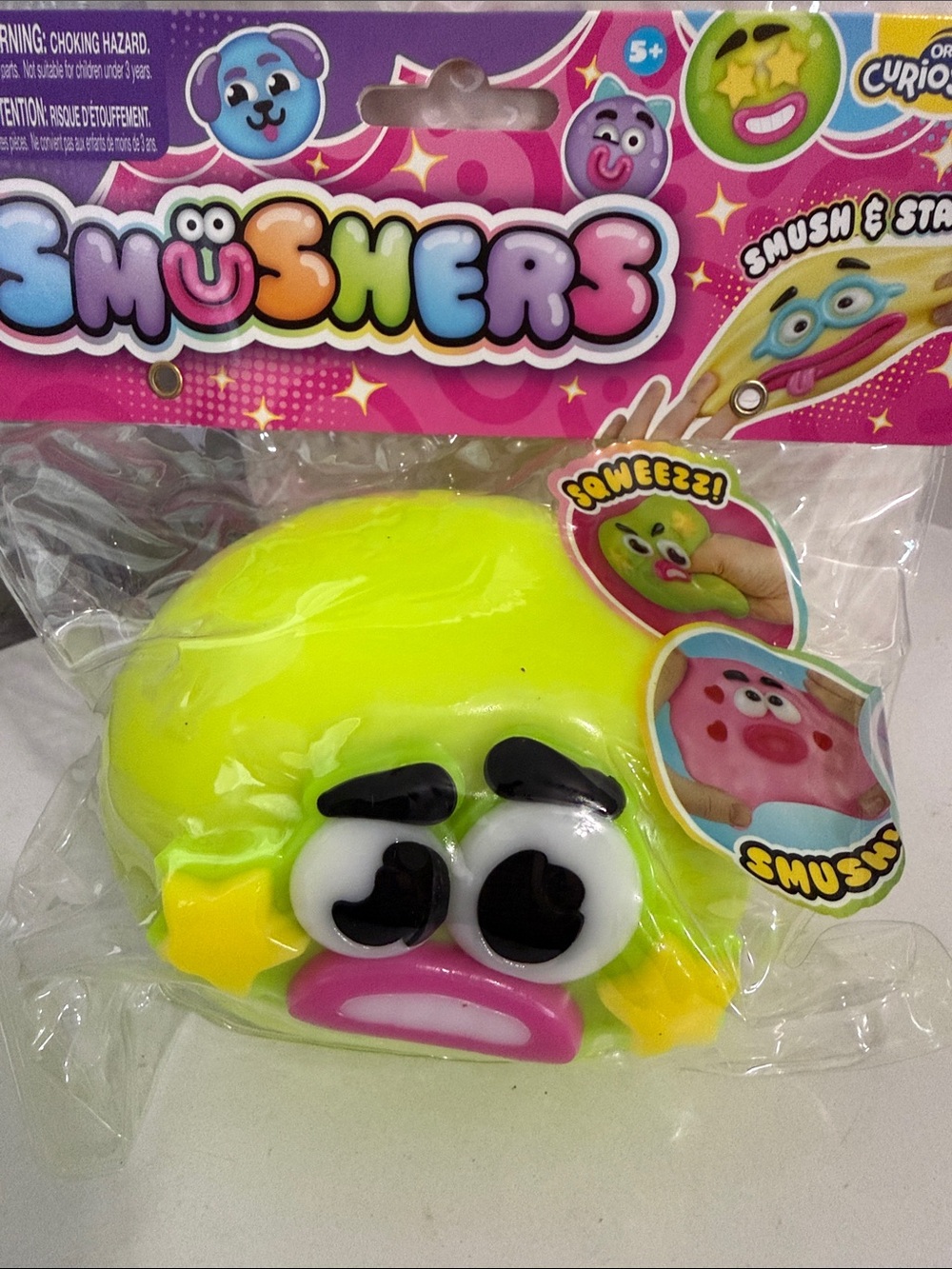 Orb Curiosities Smushers - Neon Yellow